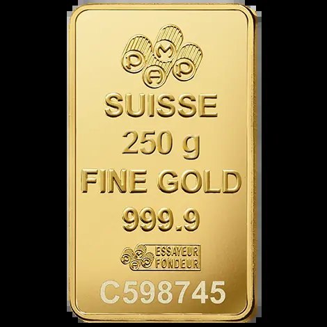 250 g Złota Sztabka Fortuna | PAMP Suisse