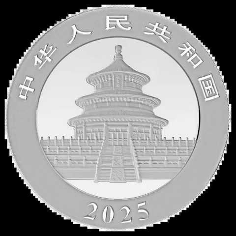 30g Chińska Panda Srebrna Moneta | 2025