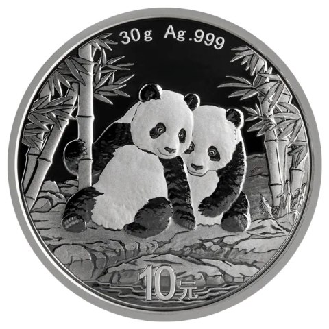 30g Chińska Panda Srebrna Moneta | 2026, China Mint, 30g, srebro 999