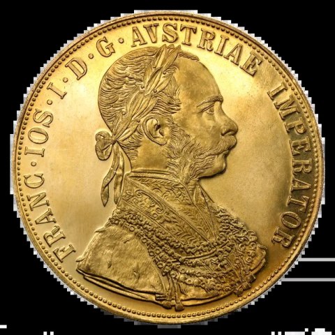4 Dukaty Czworak Austria Złota Moneta | Nowe Bicie | Uszkodzona