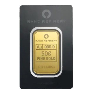50g Słoń Afrykański Złota Sztabka | Rand Refinery
