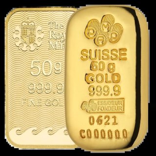 50g Złota Sztabka | LBMA