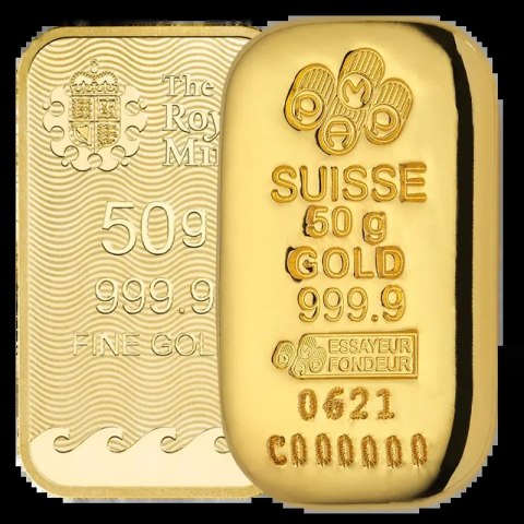50g Złota Sztabka | LBMA