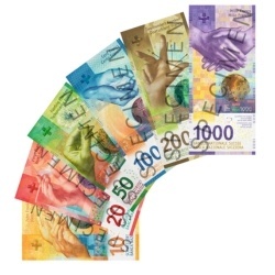 Banknoty frank szwajcarski CHF — kurs franka i zakup waluty online w kantorze GoldInvest24