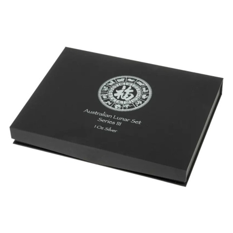 Pudełko na srebrne monety z serii Lunar III | 12 x 1 uncja