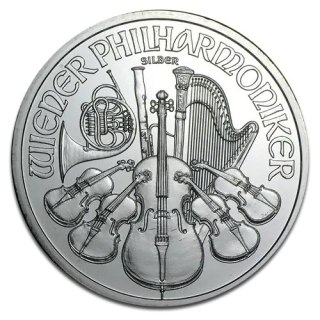 Srebrna moneta Wiedeński Filharmonik 1 oz