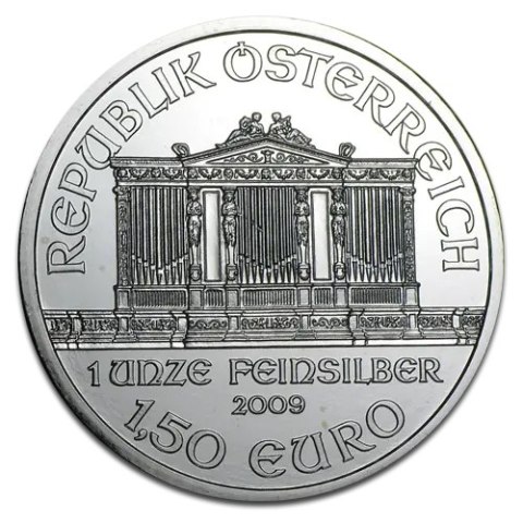 Srebrna moneta Wiedeński Filharmonik 1 oz