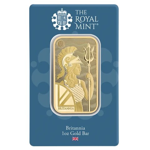 1 Uncja Britannia Sztabka Złota | Royal Mint