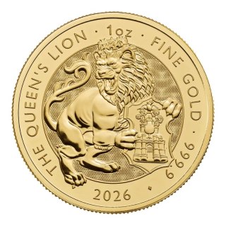 1 oz Tudor Beasts Queens Lion Złota Moneta | 2026