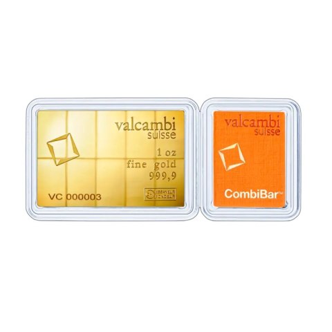 10 x 1/10 oz CombiBar® Złota Sztabka | Valcambi