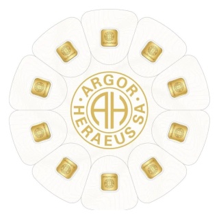 10 x 1g GoldSeed Złote Sztabki | Argor-Heraeus