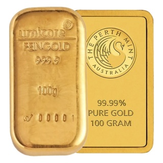 100g Złota Sztabka | LBMA