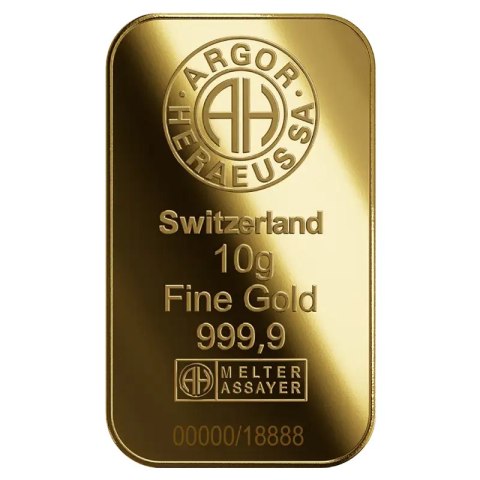 Sztabka złota 10g Argor-Heraeus Rok Kozy 2027