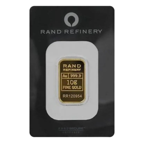 10g Słoń Afrykański Złota Sztabka Rand Refinery