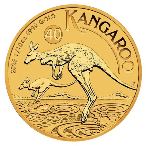 1/10 oz Australijski Kangur Złota Moneta | 2026