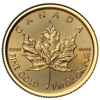 1/10 oz Liść Klonowy Złota Moneta | 2026