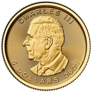 1/10 oz Liść Klonowy Złota Moneta | 2026