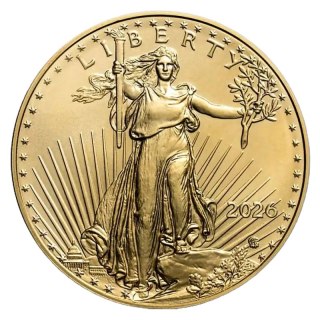 1/2 oz Amerykański Orzeł Złota Moneta | 2026