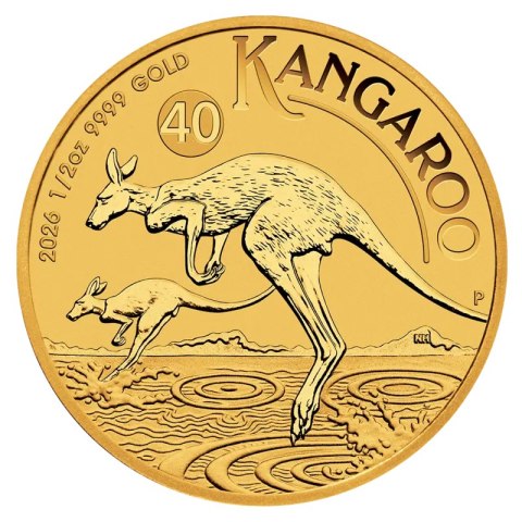1/2 oz Australijski Kangur Złota Moneta | 2026