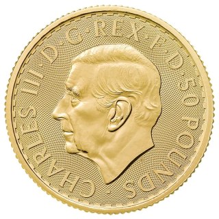 1/2 oz Britannia Karol III Złota Moneta | 2026