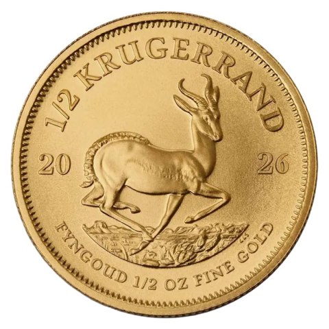 1/2 oz Krugerrand Złota Moneta | 2026