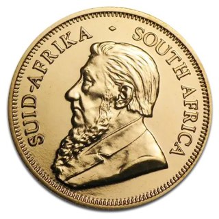 Złota moneta Krugerrand 1/2 uncji — drugi gatunek