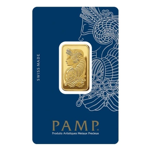 1/2 oz Złota Sztabka PAMP Fortuna – awers