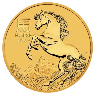 1/20 oz Lunar III Rok Konia Złota Moneta | 2026