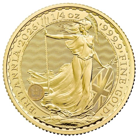 1/4 oz Britannia Karol III Złota Moneta | 2026