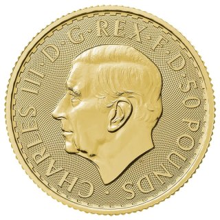 1/4 oz Britannia Karol III Złota Moneta | 2026