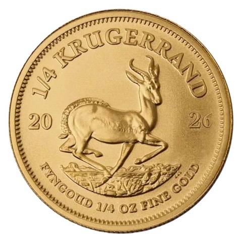 1/4 oz Krugerrand Złota Moneta | 2026
