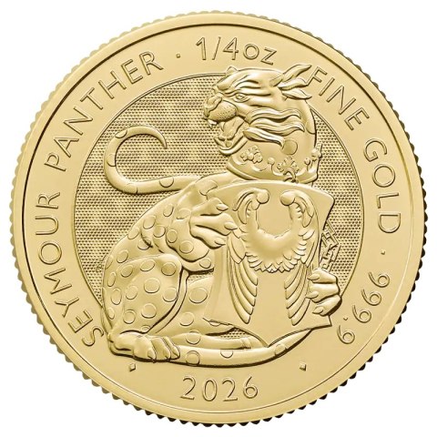 1/4 oz Tudor Beasts Seymour Panther Złota Moneta | 2026