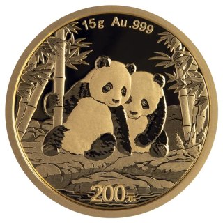 15g Chińska Panda Złota Moneta | 2026