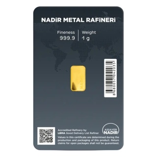1g Sztabka złota | Nadir | LBMA