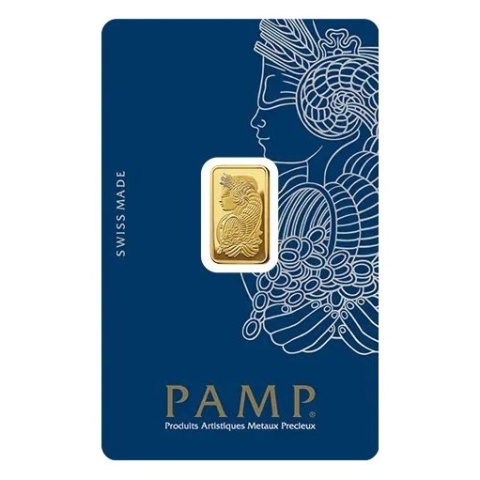2.5g Złota Sztabka PAMP Fortuna – awers
