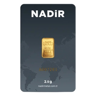 2.5g Sztabka złota | Nadir | LBMA