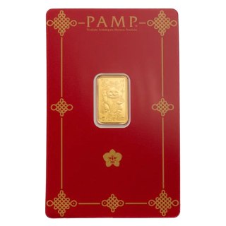 2.5g Złota Sztabka | PAMP | Lucky Cat