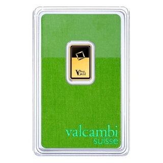 2,5g Złota Sztabka | Valcambi | Green Gold