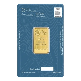20g Britannia Sztabka Złota | Royal Mint