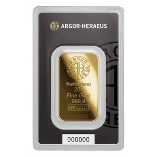 20g Sztabka złota | Argor-Heraeus
