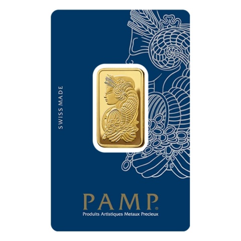 20g Złota Sztabka PAMP Fortuna – awers