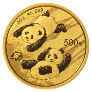 30g Chińska Panda Złota Moneta | Mieszane Roczniki