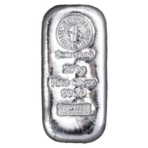 Argor-Heraeus 250 g Srebrna Sztabka