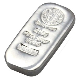 Argor-Heraeus 250 g Srebrna Sztabka