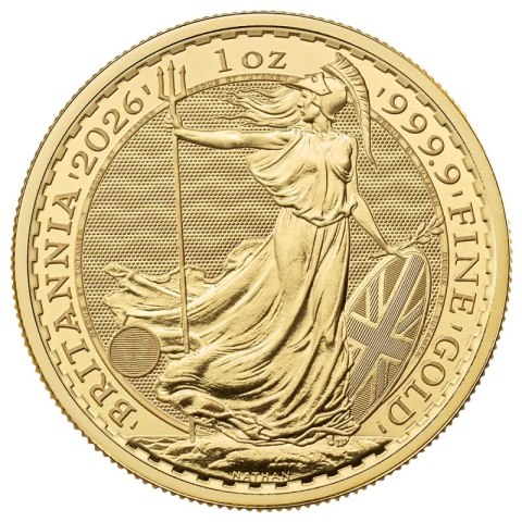 Złota moneta Britannia 1 uncja — 2026