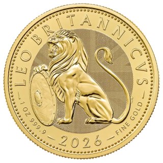 Złota moneta Brytyjski Lew 1 uncja — 2026