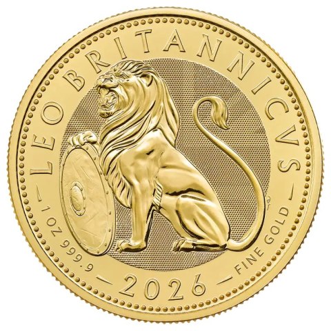Złota moneta Brytyjski Lew 1 uncja — 2026